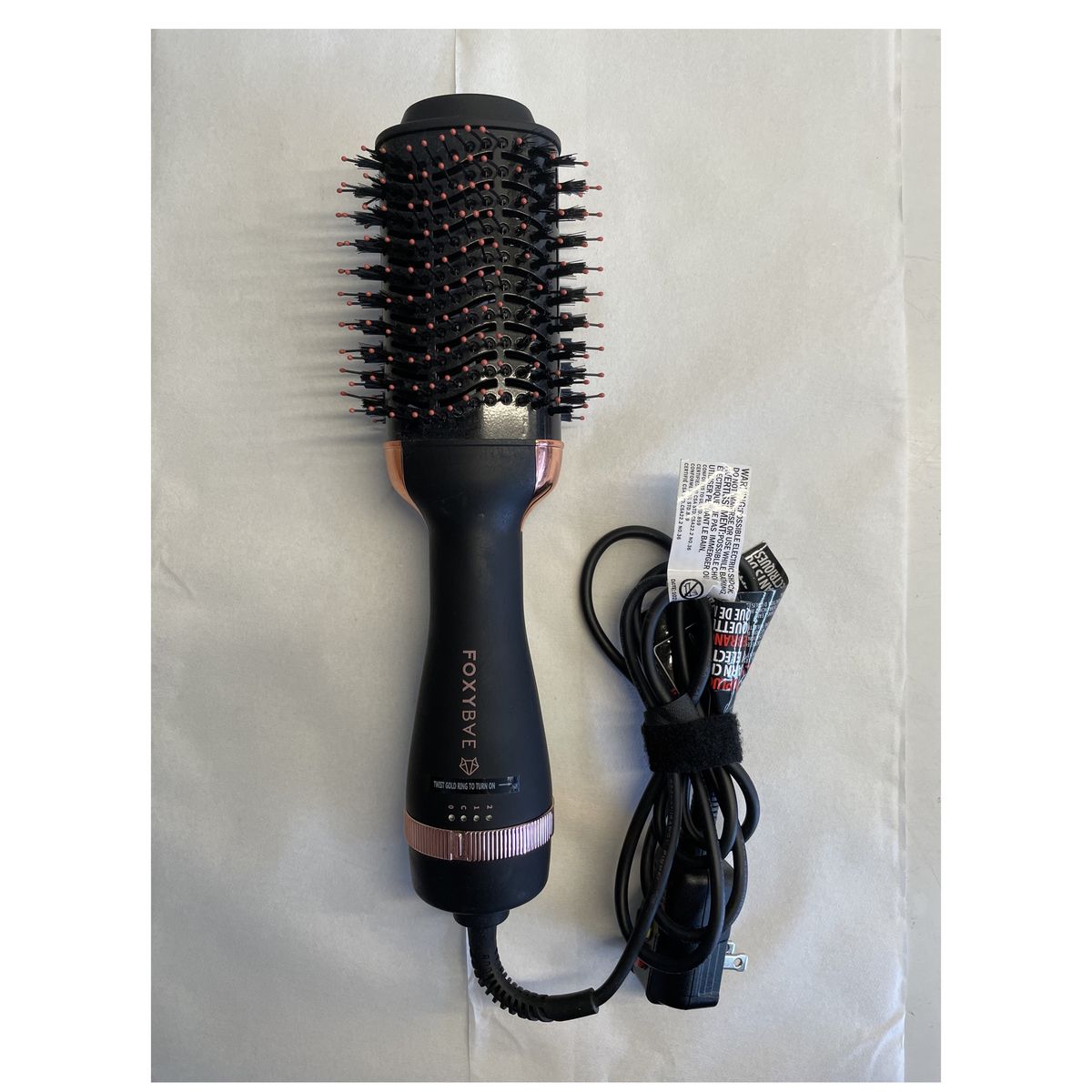 Foxy Bae Rose Gold Blowout Dryer Brush Pro
