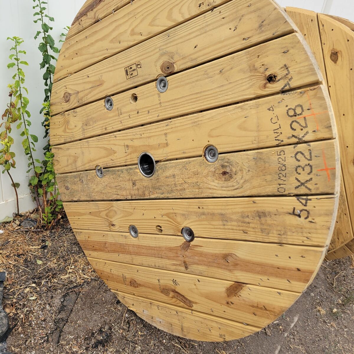 Large Wooden Spools