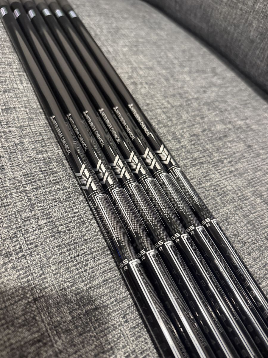 NEW Mitsubishi MMT 65 R Regular Iron Shaft Set 6-PW, AW 6pc - 0.355T Taper Tip