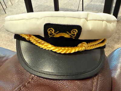 Child Size Ship Captain Hat for Dress Up Adjustable