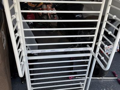 Toddler bed frame and mattress with cover