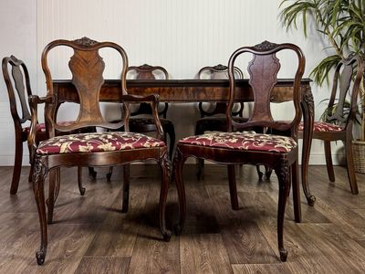 Vintage Mid-Century French Provincial Dining w/ Self-Storing Butterfly Leaves