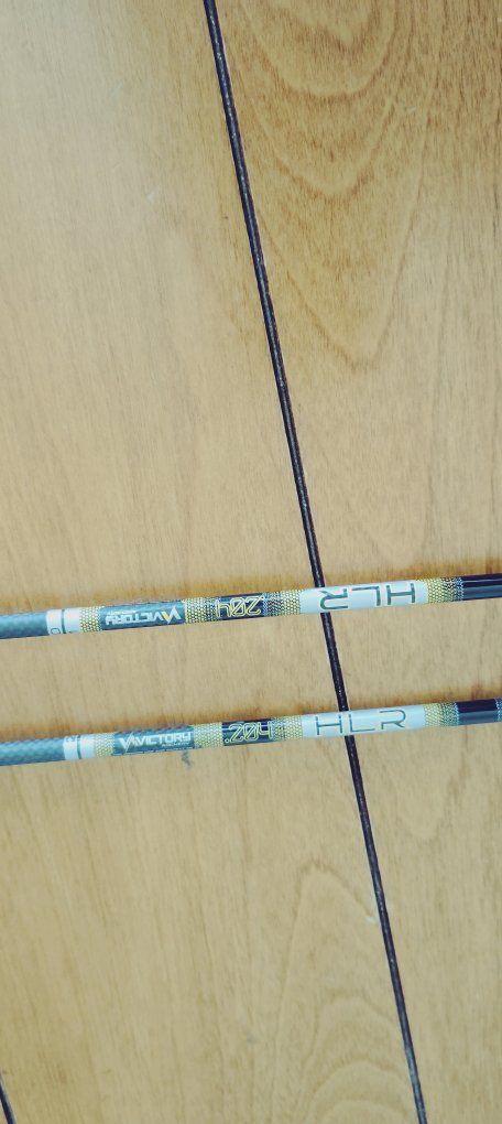 Victory Archery HLR 204 Spine Aligned Arrows V1 250 with Points and Fletching