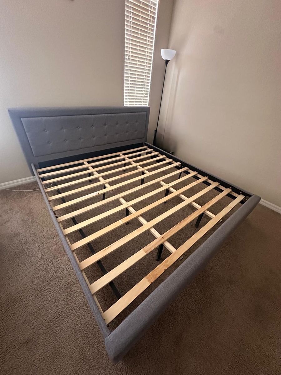 King Size BedFrame with Headrest
