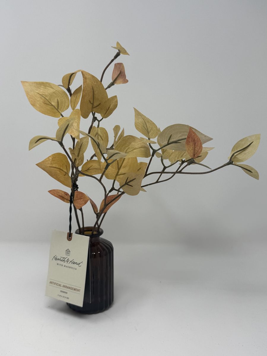Hearth & Hand with Magnolia Artificial Dogwood Arrangement