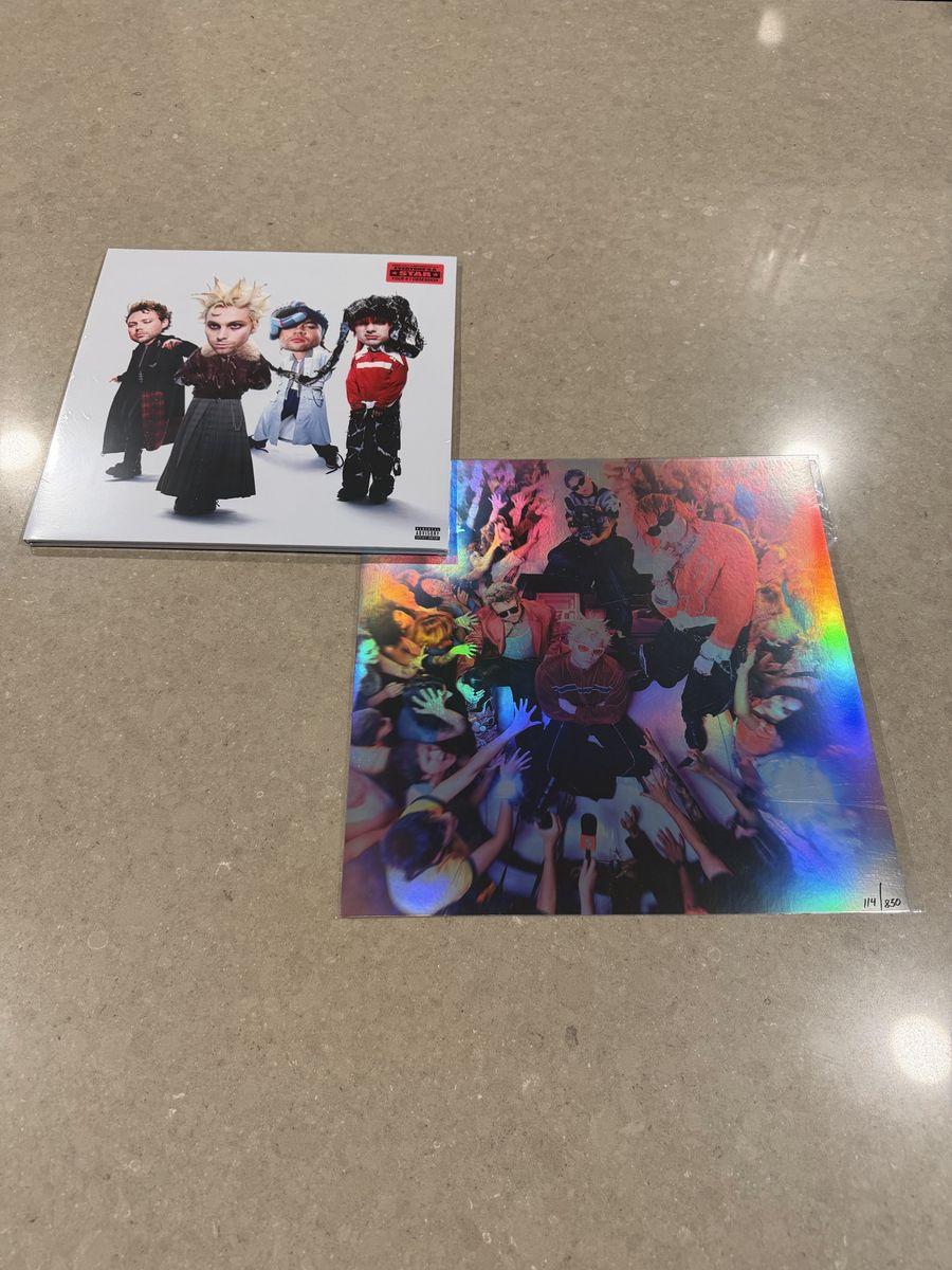 5SOS-5 Seconds Of Summer-Everyones A Star Confetti Filled Vinyl & Numbered Poster-Rare & Collectible