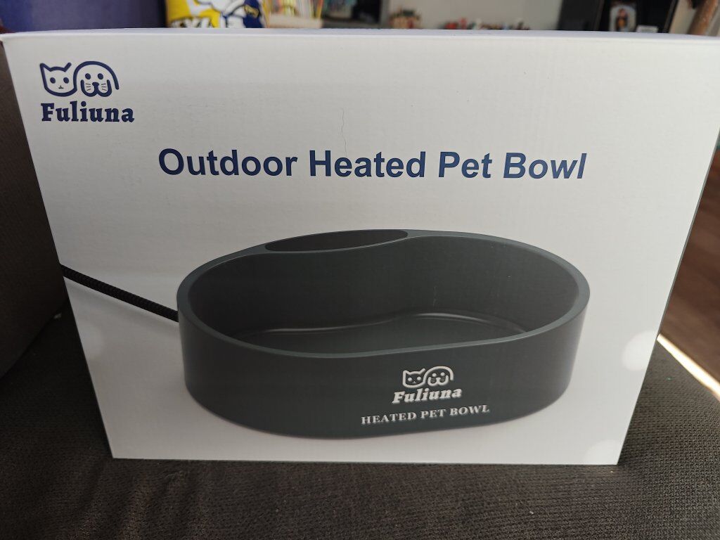 outdoor heated pet bowl