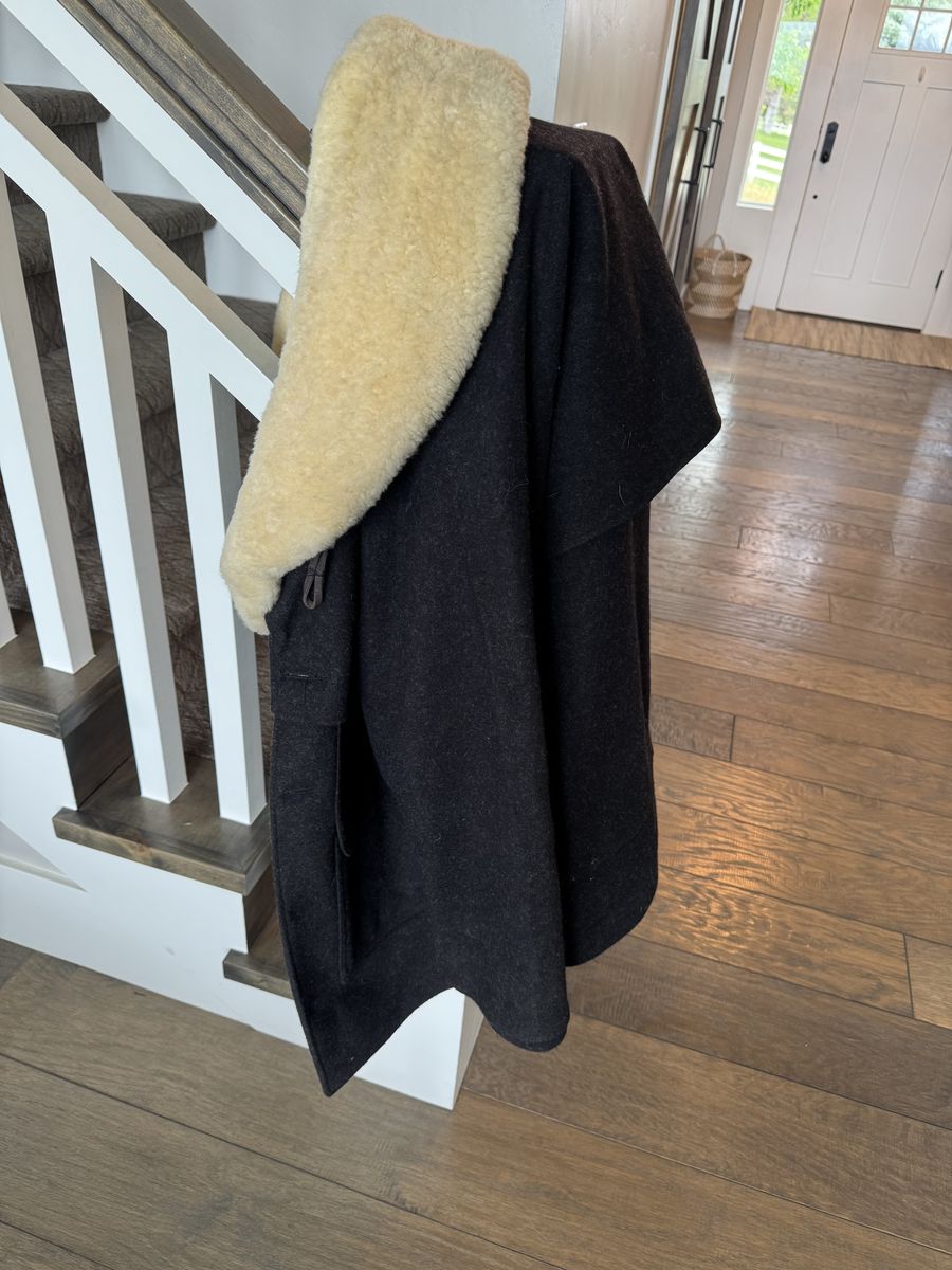 Filson double mackinaw with wool collar size 48