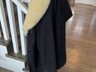 Filson double mackinaw with wool collar size 48