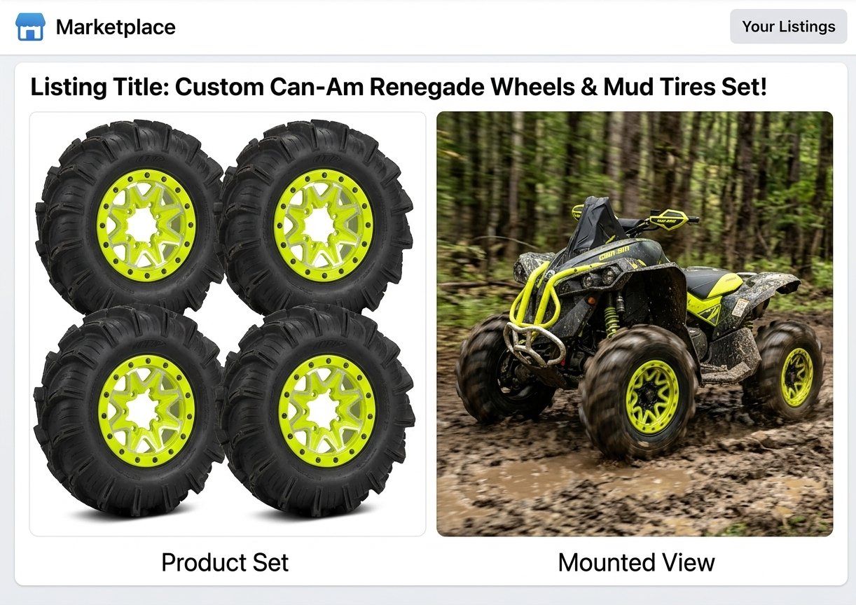 new 4 wheeler tires and rims