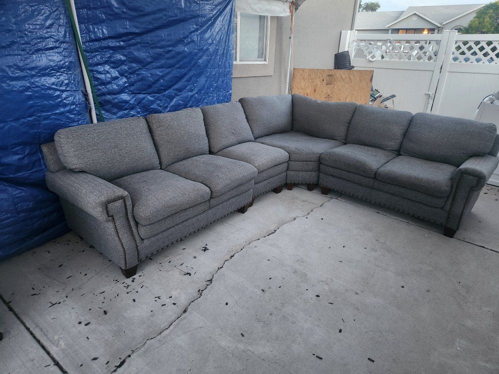 Gray sectional sofa