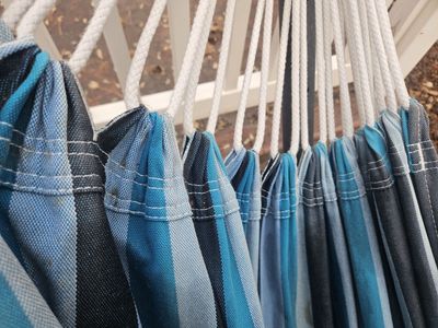 Blue Hammock w/ Stand