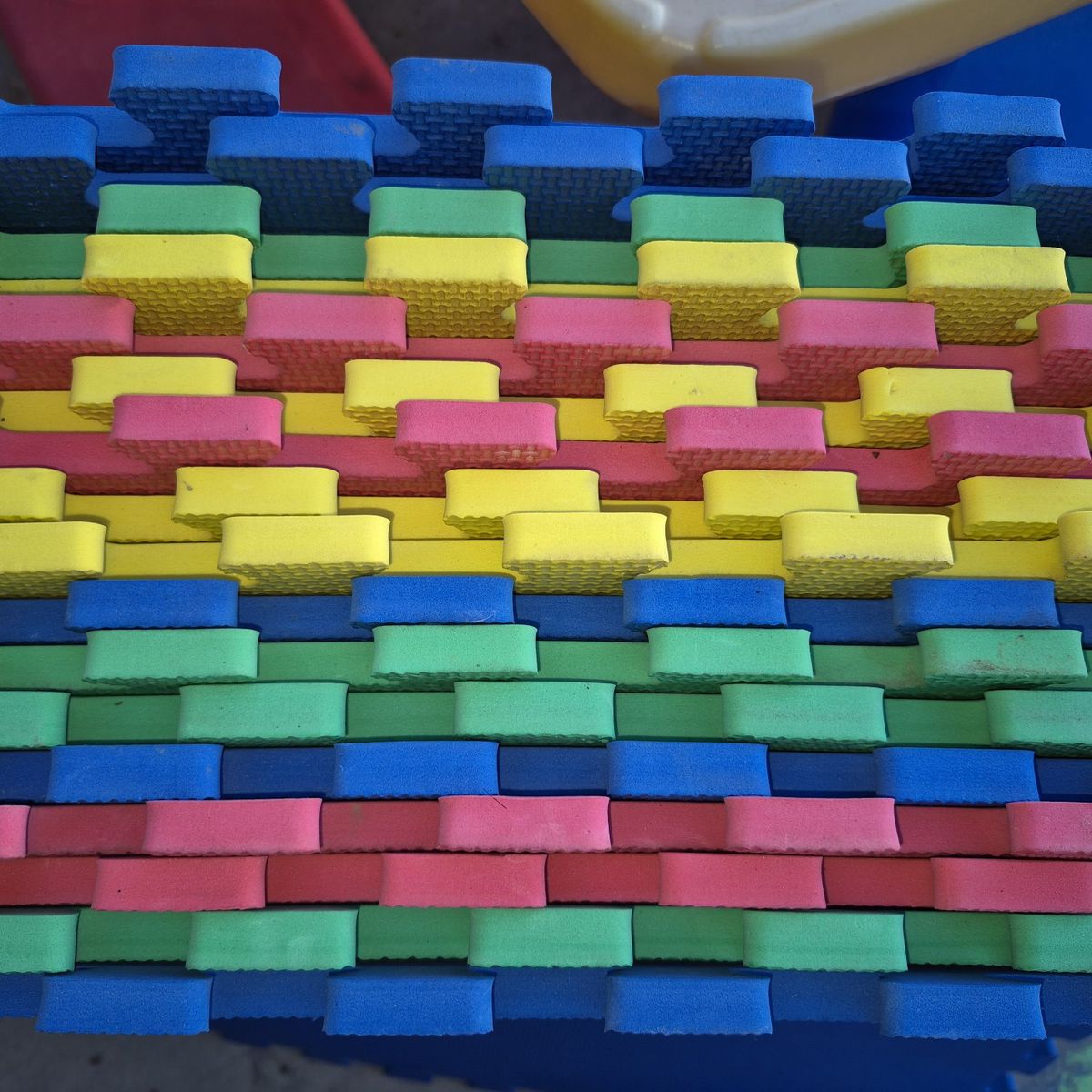 16 24x24in Foam Floor Interlocking Puzzle Tiles