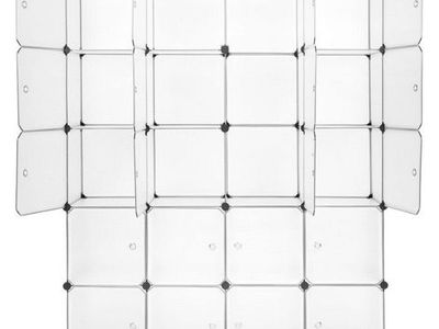 4+ Sets Modular 20 Cube Storage Shelves with Doors