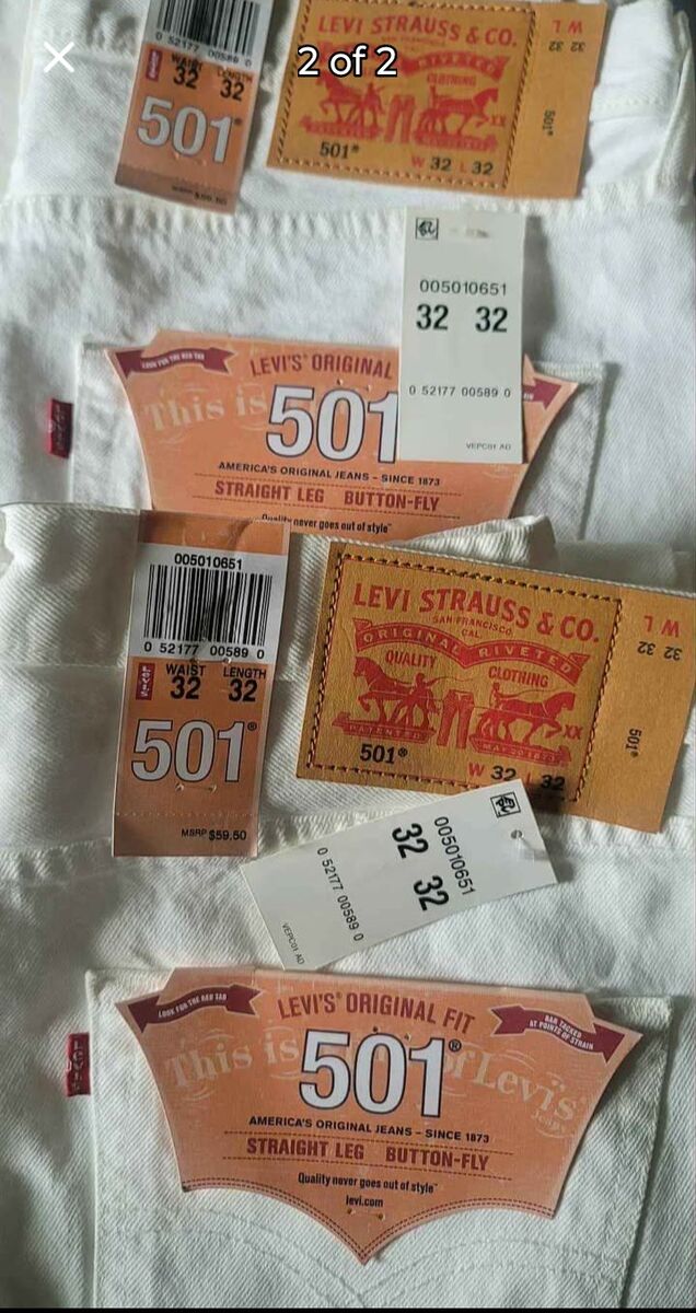 New Levi's 501 jeans