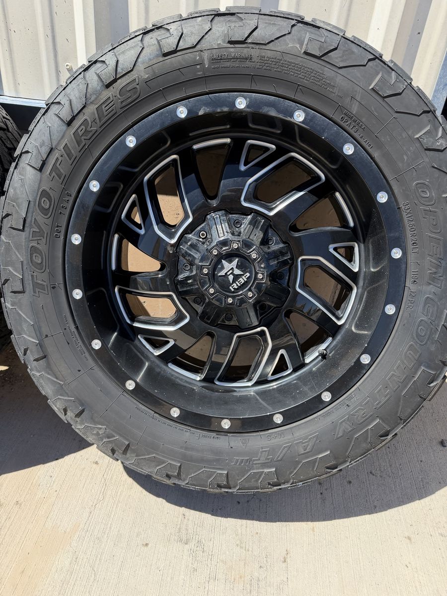 20x10 RBP wheels and tires 