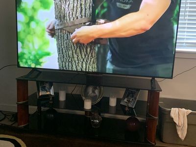 Flat Screen Smart TV with Stand Feet