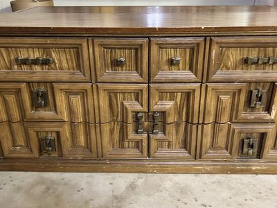 Bassett Lowboy, solid wood dresser Dove-tailed