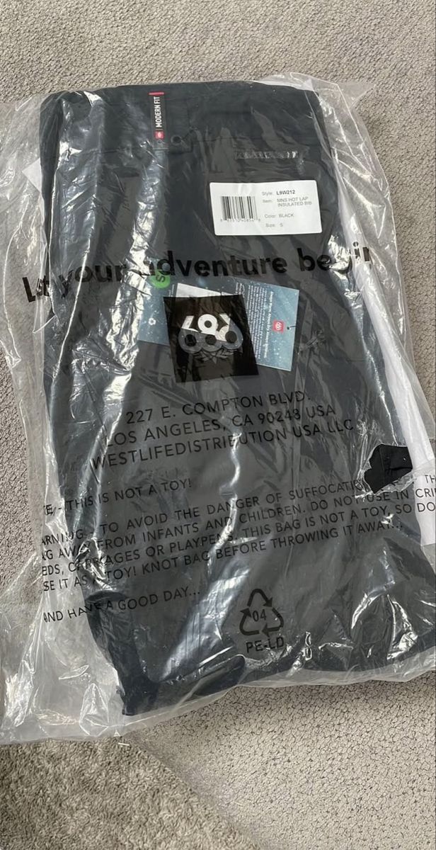 686 Hot Lap Insulated Bib 2020 Snowboard Pants Black Size Small
