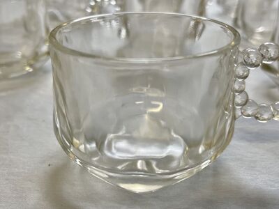 Ten Antique Pearl Handled Punch Cups