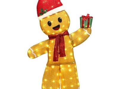 48in Gingerbread Man Outdoor Christmas Decoration