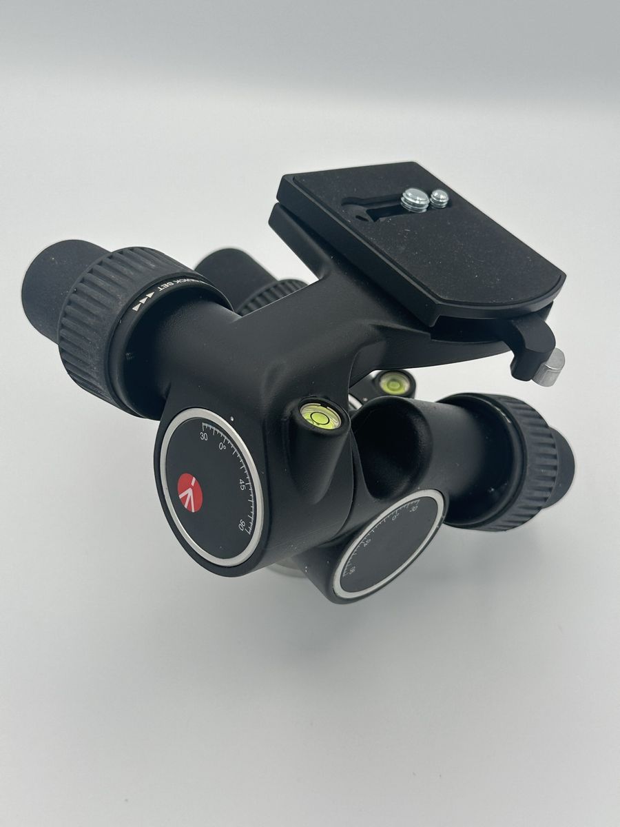 Manfrotto 405 Geared Tripod Head - Black, Quick Set, Made in Italy