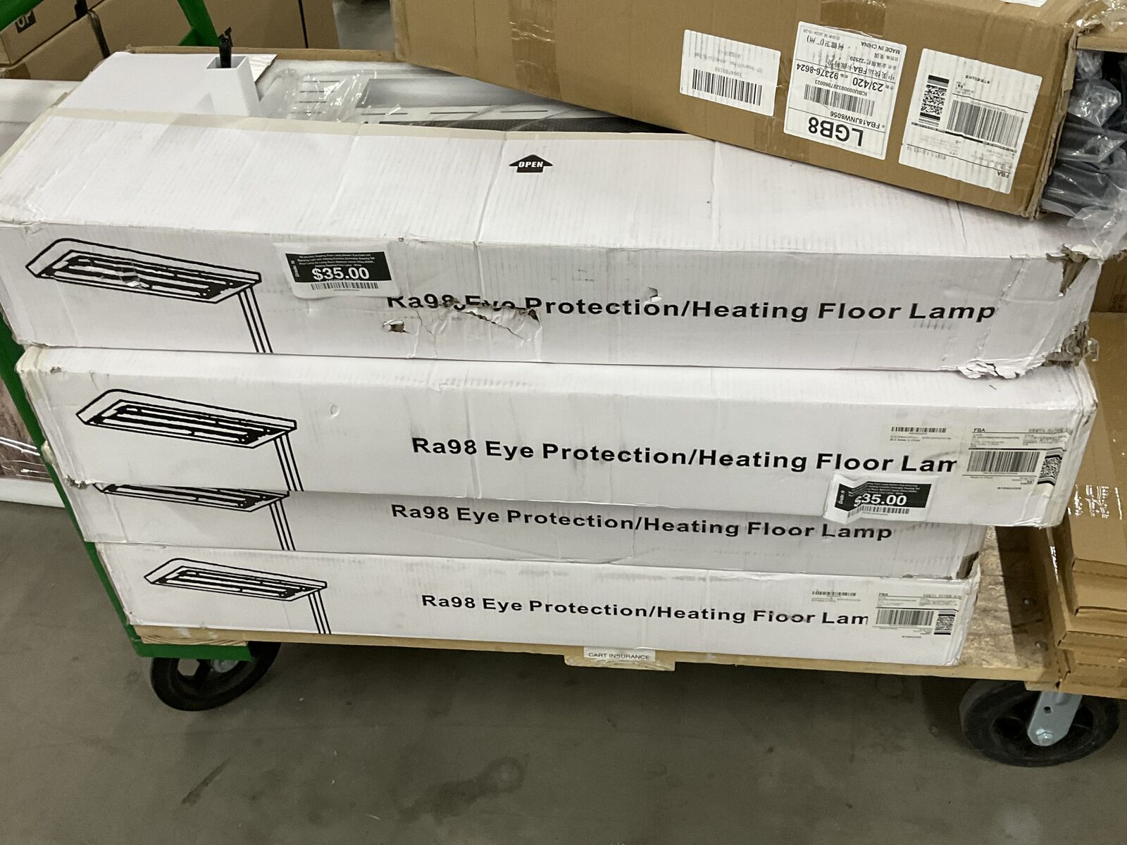 Reading Floor Lamp-White