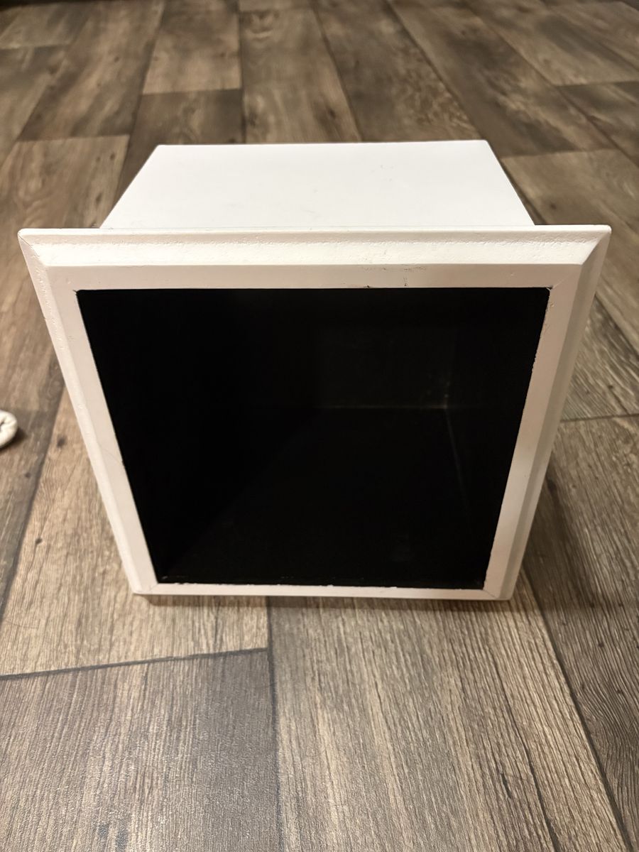 White & Black Square box- Small Decorative wall decor