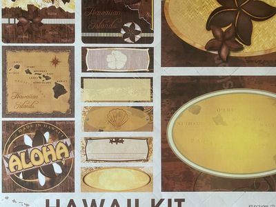 12” x 12” Scrapbook Page Kit – Hawaii