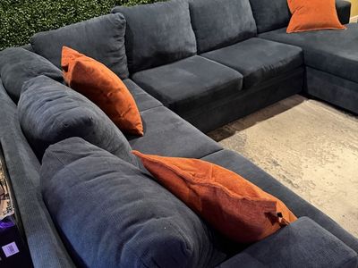 Sectional Sofa Couch with Chaise - U-Shaped Design