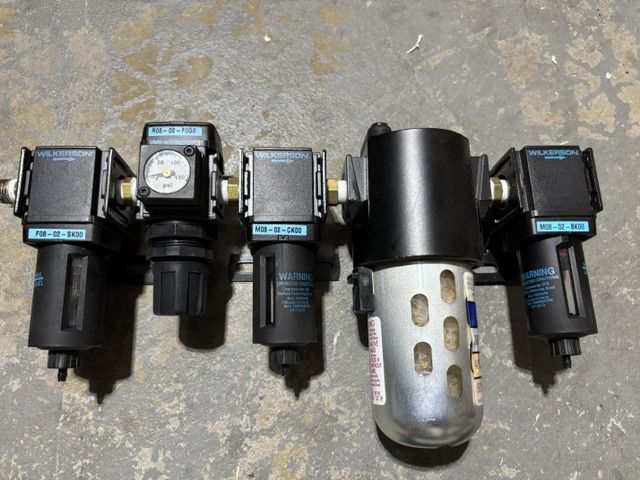 Wilkerson Pneumatic Air Filter Regulator Lubricator (FRL) Trio Assembly Set