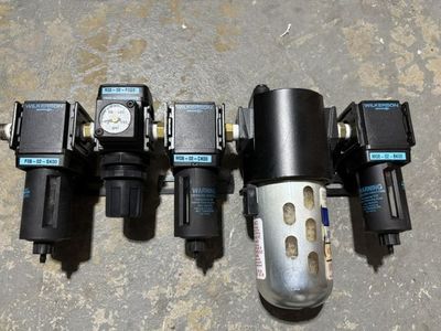 Wilkerson Pneumatic Air Filter Regulator Lubricator (FRL) Trio Assembly Set