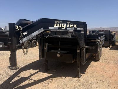 8.5x14 Big Tex Deckover Dump Trailer - 14K GVWR - Slide Out Ramps