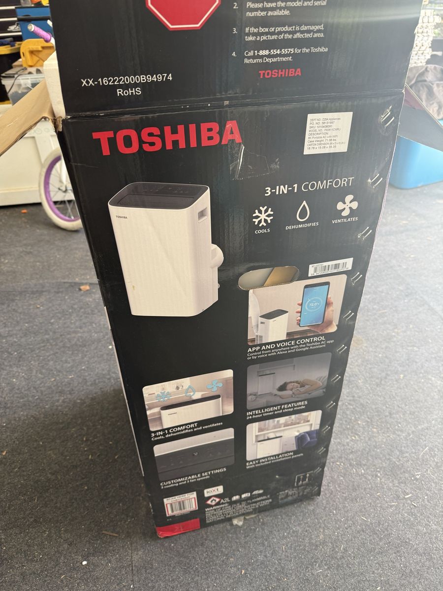 Portable AC, used a couple times -excellent