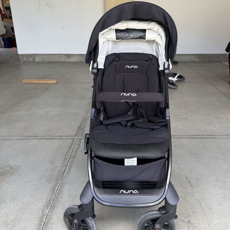 Nuna Trvl Compact Travel Stroller - Black, Lightweight & Foldable