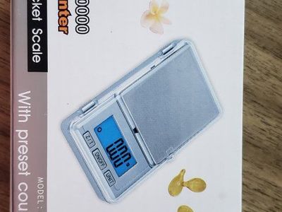 Electronic Pocket Scale with Preset Counter, 1:10000 Division