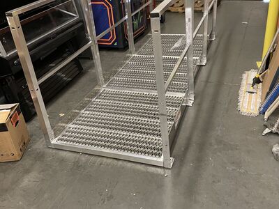 Aluminum Ladder Platform Walkway