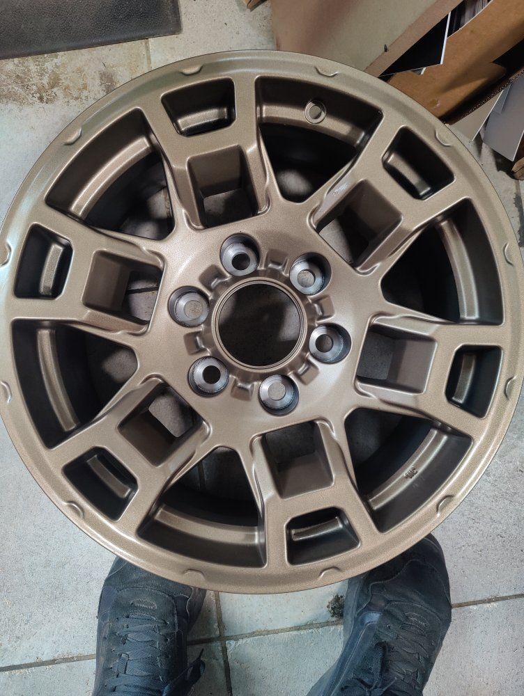 5 Bronze TRD wheels