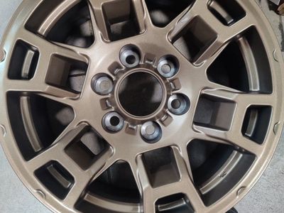 5 Bronze TRD wheels