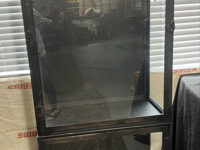 Crate and Barrel Metal Cabinet