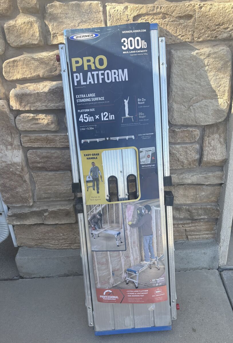 NEW WERNER Aluminum Pro Work Platform