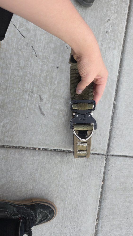 Tactical Duty Belt with Quick Release Buckle and Pouches
