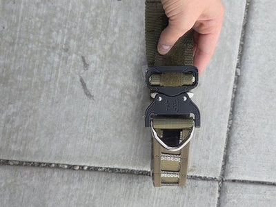 Tactical Duty Belt with Quick Release Buckle and Pouches