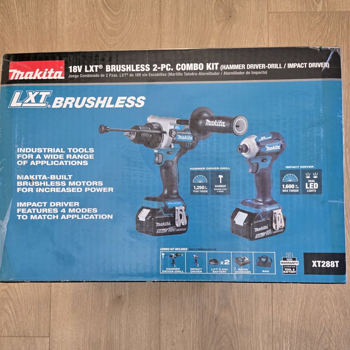 Brand New Makita Combo Kit XT288T