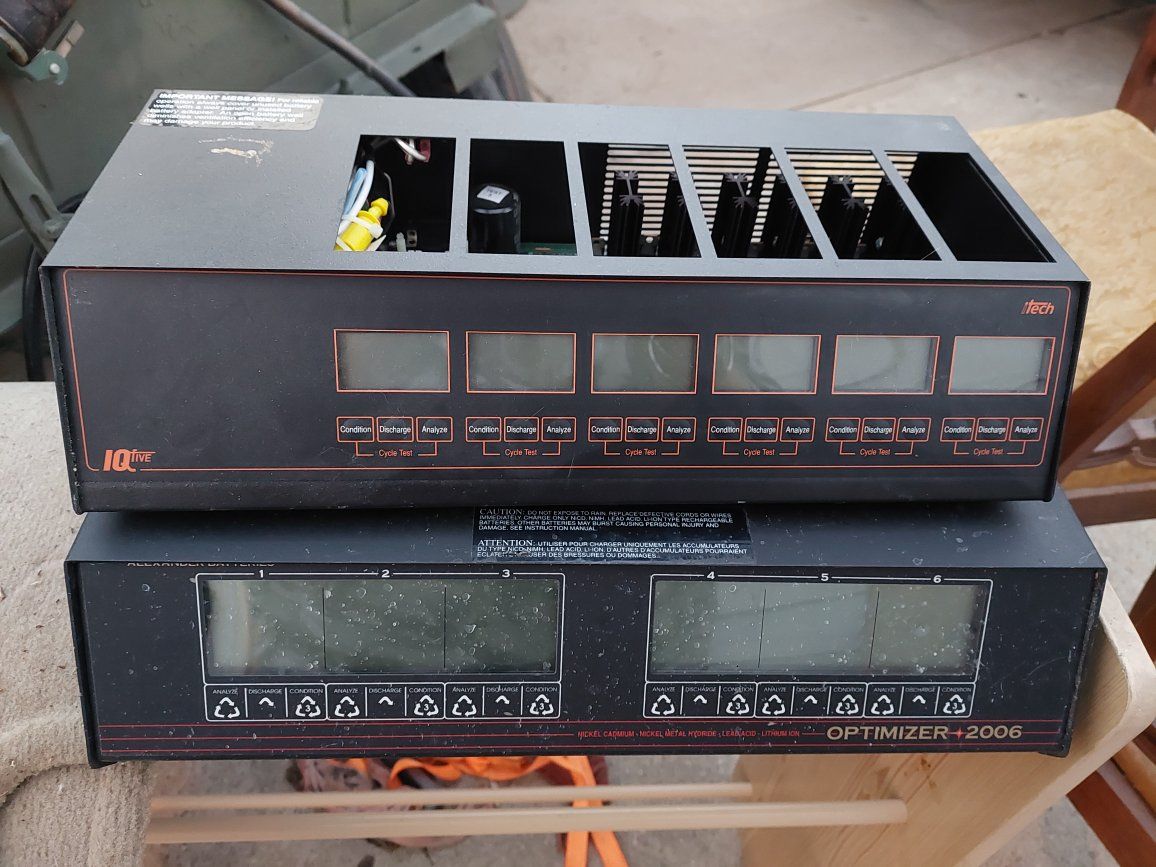lot two way radio battery conditioning chargers universal