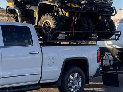 Factory Built ATV Truck Bed Rack with Long Ramps and Straps - Full-Size Trucks