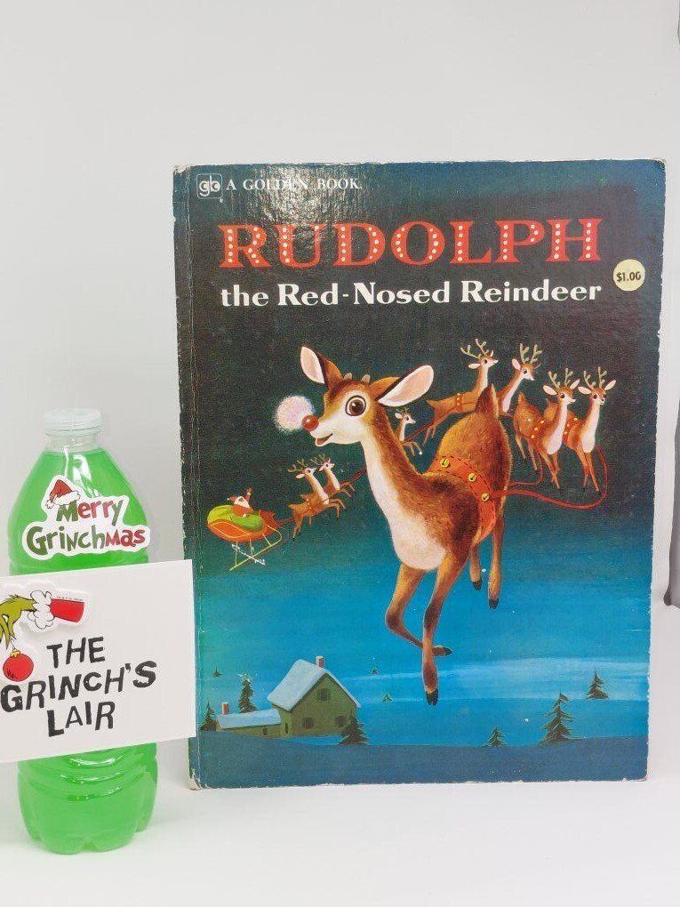 1972 Rudolph the Red Nosed Reindeer Golden Book