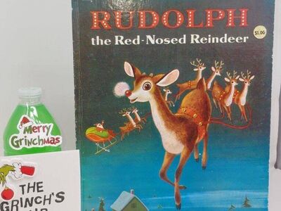 1972 Rudolph the Red Nosed Reindeer Golden Book