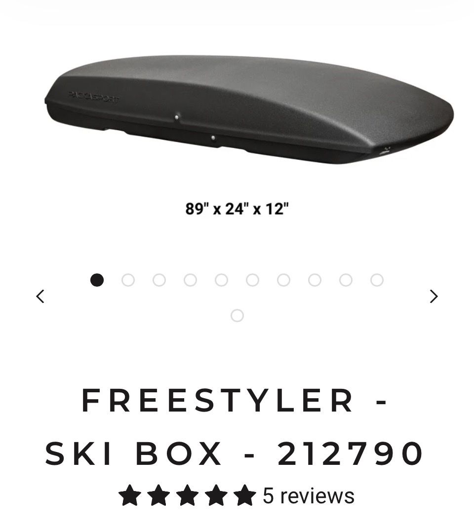 Packasport Freestyler Cargo Roof Box - like new