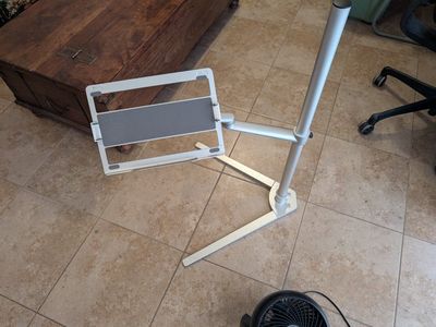 Adjustable Laptop Stand - Floor Standing Desk Mount for Laptops